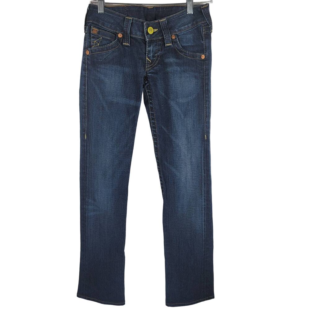 True Religion Women Straight Leg Denim Jeans 25